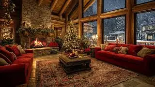 Soft Piano Sleep Music with Fireplace Crackling Sounds and Cozy Ambience