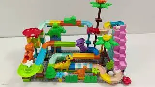 🌴 Jurassic Color Rush Marble Run &mdash; Dino Slides & High Speed Chaos! 🐾   Marble Go