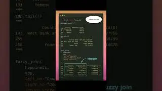fuzzy join in python #python #code #coding #latest #fuzzyjoin #developer
