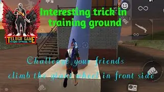 Free fire interesting trick in training ground // challenge your friends // Telugu Game Stars FF
