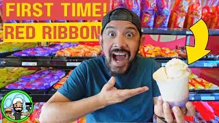 BEST FILIPINO DESSERTS?! | Red Ribbon Bake Shop at Orange County