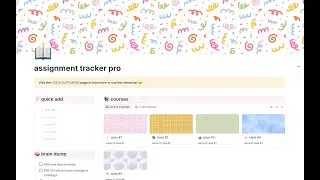 How To Use Assignment Tracker PRO Notion Template