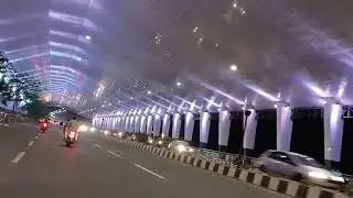 my Vadodara|| akota bridge|| amazing lighting system....