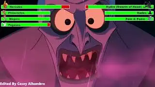 Hercules (1997) Hydra Battle with healthbars