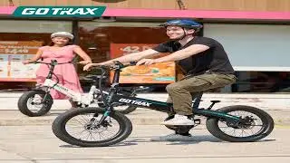 Обзор: Складной электровелосипед Gotrax 20 дюймов с запасом хода 40 миль (с помощью педалей1) от ...