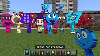Sprunki OC Hungry Snake added in Minecraft PE