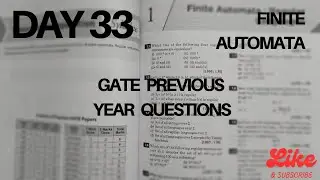 GATE 2026 Theory of Computation PYQ's  |  Day 33