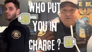Desperate Frauditor gets owned by cops!
