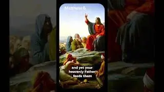 Matthew 6:19&ndash;34 | Treasures in Heaven & Do Not Worry ✝️ Bible Audio Shorts #jesuschrist