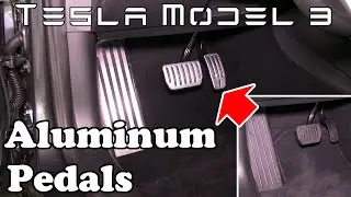 Tesla Model 3 - Aluminum Pedals Unbox and Install