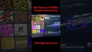 BO3 Unlock all 1000lvl,Modded classes- camos! PS4&PS5! #unlockall #bo3 #bo3zombies #unlockalltool