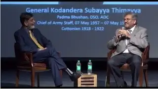 The 12th General K.S. Thimayya Memorial Lecture, 2016-- Dr. Srinivasan & Rev. Dr. Sebastian