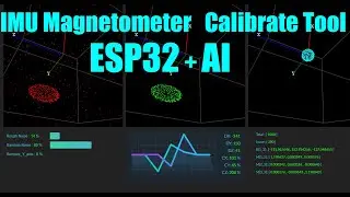 #ESPrtk- IMU MPU9250 Magnetometer Calibration with AI algorithm + ESP32 RTK.