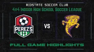 Jonathan Perez Team vs Taylorville 1 | 4v4 Indoor High School Soccer League | #MidstateSoccerClub