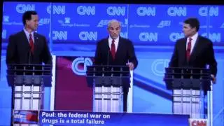 Ron Paul: Legalize Marijuana CNN National Security Debate