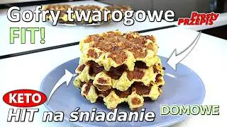 FIT gofry twarogowe z marchewką | Idealne na śniadanie i kolację