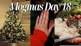 VLOGMAS, День 18 🎄 Покупка спортивной одежды для бега в холодную погоду, пробежка 8 километров, у...