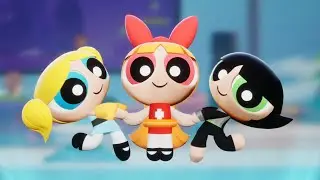 The Powerpuff Girls (Sunshine Squad Powerpuff Girls) | MultiVersus Showcase Gameplay