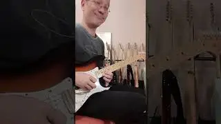 A modal interchange practice on Fender 60th anniversary commemorative stratocaster with boss rc-3