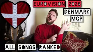 Melodi Grand Prix 2026 - Danish National Selection for Eurovision -  ranking by Nowmanco