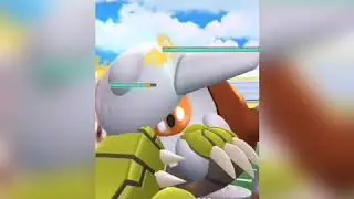 Pokemon Go RAID Level 5 Heatran Ultrarare Shiny!!!