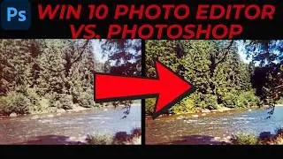 Restore Vintage River Photos: Windows 10 Photo Editor vs. Photoshop | Kodak Instamatic 110 Tips