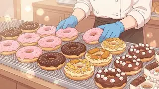 😋 Sold out every day! Amazing donut baker making American-style donuts - Korean street food.
