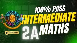 LIVE: Maths 2A Complete Classes | Important Concepts & Problem Solving for IPE | DrCSR Academy