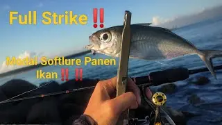 AJING GAME‼️ULTRALIGHT CASTING BALI BARAT‼️FULL STRIKE KAKAP MERAH‼️ #keranga #fishing #fyp #fypage