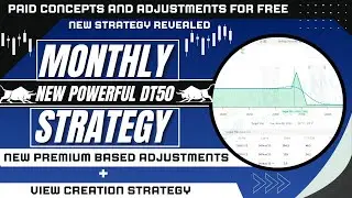 Monthly Option Selling Strategy || DT50 Strategy || Premium Based Adjustment || Paid Content(Free)⚡⚡