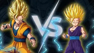 SS2 Goku (End) vs SS2 Gohan (Teen) - Dragon Ball: Sparking! Zero
