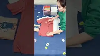 How to fold T-shirts / Como doblar camisas