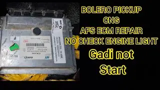 BOLERO PICKUP BS4 CNG ECM REPAIR AND NOT CHECK ENGINE LIGHT GADI NOT START! HD