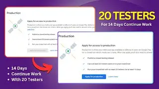 Production Guaranteed | Get 20 Testers | 20 testers google play console | 20 testers google play
