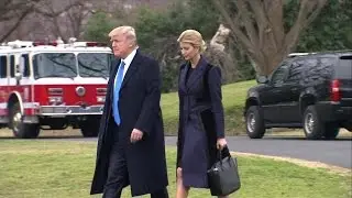 President Trump departs for Dover Air Force Base