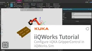 KUKA iiQWorks: Konfigurowanie i programowanie iiQKA.GripperControl w iiQWorks.Sim