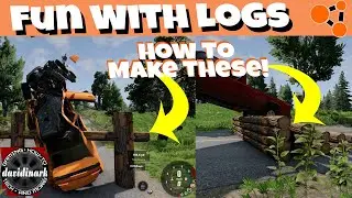 BeamNG Drive Tutorial: HOW-TO Create Log Barrier, Ramp, Speed Bumps