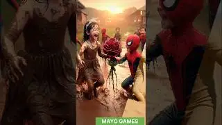🌹🌹a girl and spiderman very happy holding ech red rose #racheldodson #spiderqueen