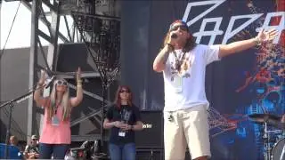 Loper and Randi Introduce Papa Roach with Ronni Hunter - ROTR 2013!
