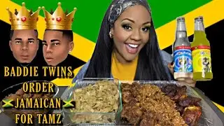 BADDIE TWINZ ORDER JAMAICAN FEAST AT TAMZ TABLE
