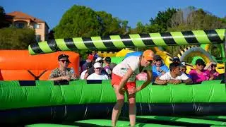 Inflatable Wipeout/Meltdown Brisbane | Don't Stop The Party