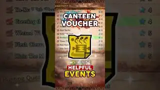 Useful Events 💪 Canteen Vouchers | Monster Hunter World #MHW #Shorts