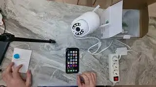 Подключение уличной WIFI IP камеры 3 Mp