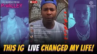 J Alphonse Nicholson | P Valley Star Lil Murda | His IG LIVE CHANGED MY LIFE