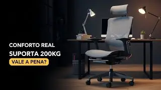 Cadeira Ergon&ocirc;mica Luvinco M&ocirc;naco BT07 Suporta 200kg | Conforto Real para Longas Horas de Trabalho