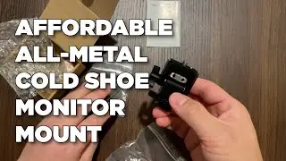 NEEWER Camera Monitor Mount with Cold Shoe, Anti Twist 1/4