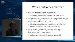 Clinical Evidence for Genomic Medicine Sustainability - Jonathan Berg