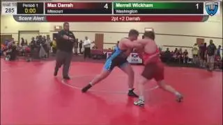 Men 285 Max Darrah Missouri vs Merrell Wickham Washington 4759120104