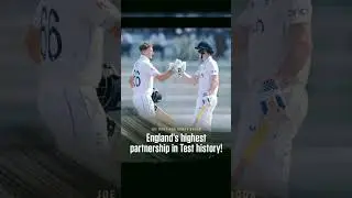 England highest Partnership in test #cricket #yt#shorts#England#Root#Brook