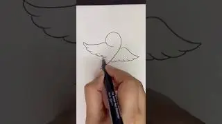 How to draw a bird with number 9 | easy drawing for kids #stepbystep #artforkids #diy #creative